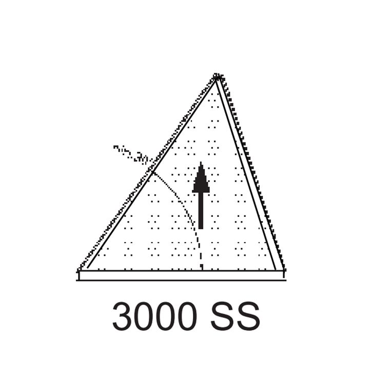Zeichnung des Sonnenschutzes 3000-SS