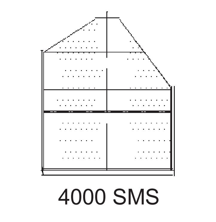 Zeichnung des 4000 SMS 2